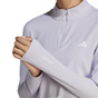 adidas Womens Techfit Quarter-Zip Long-Sleeve Top Training Long-Sleeve Top