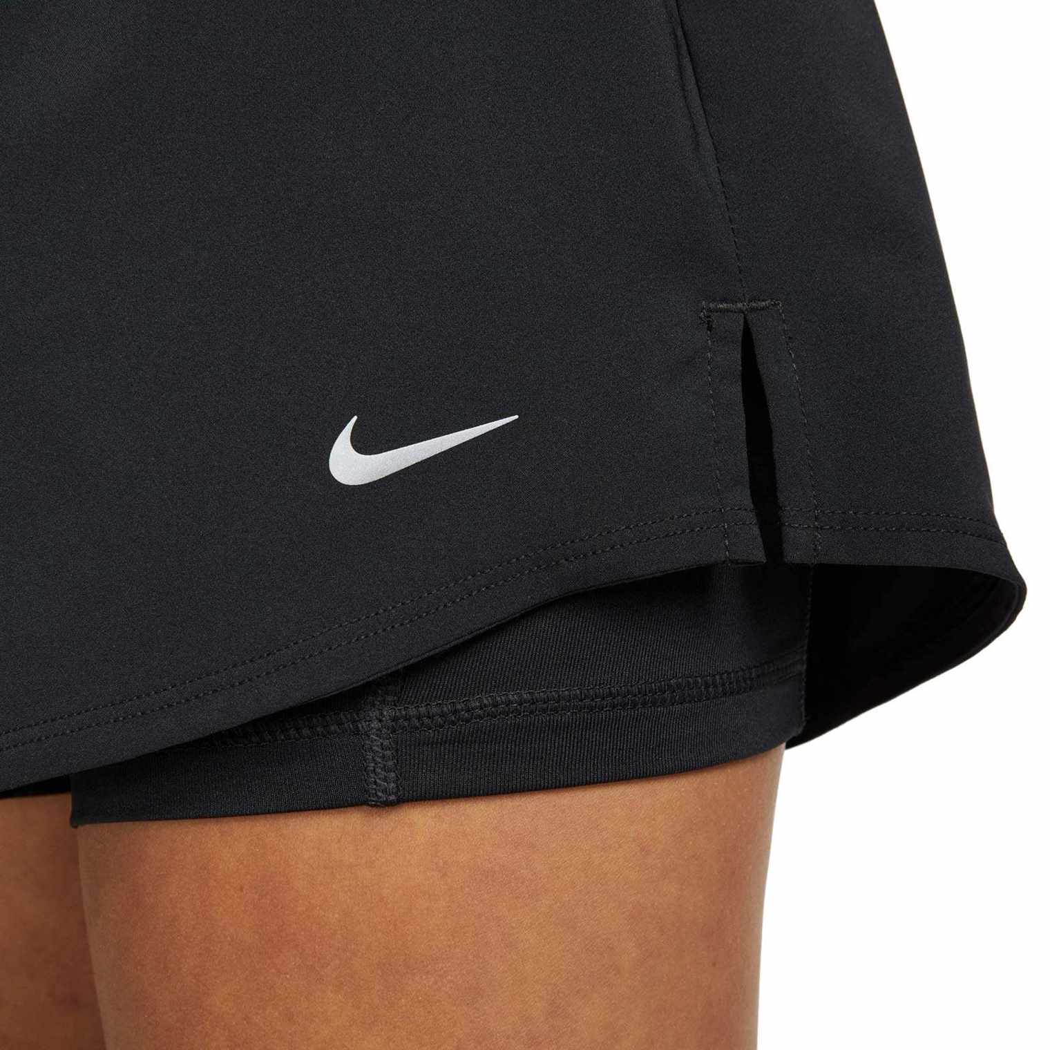 NIKE ONE WOMENS DRI-FIT HIGH-WAISTED 3" 2-IN-1 SHORTS