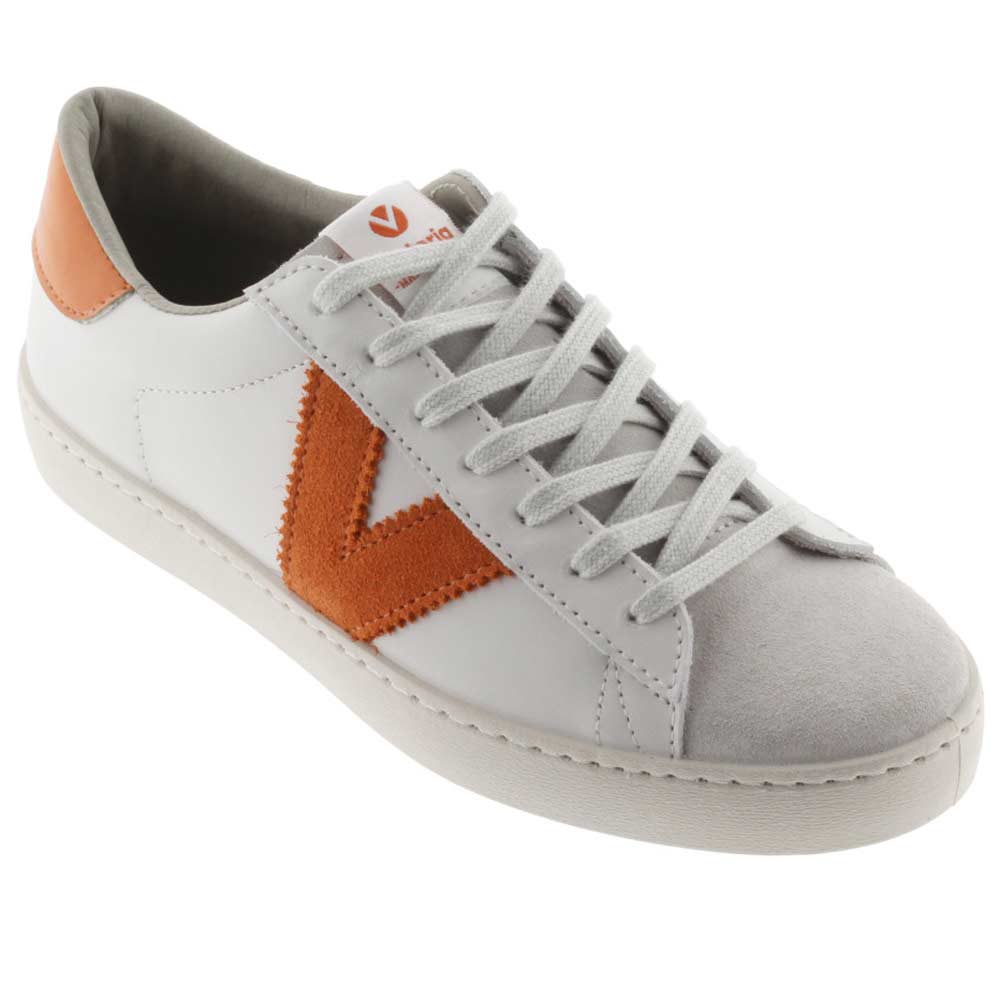 VICTORIA CONTRAST LEATHER SNEAKER