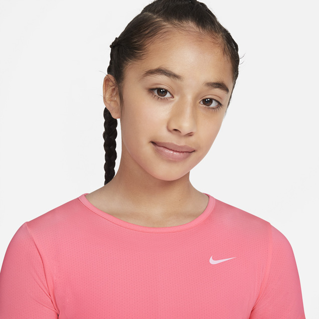 Nike Girls Pro SS Tee Pink | Elverys Ireland