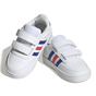 adidas Breaknet Lifestyle Court Infant Two-Strap Hook-and-Loop Shoes