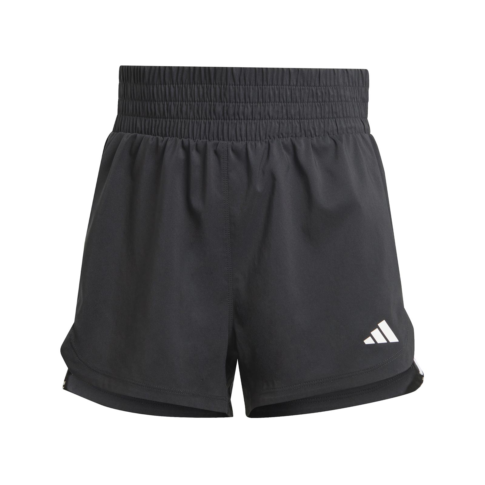 ADIDAS PACER 3INCH WOVEN HIGH-RISE WOMENS SHORTS