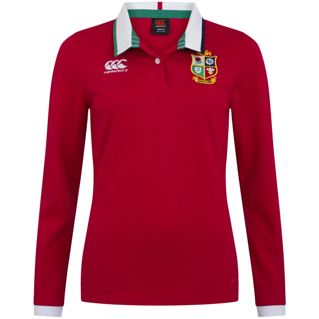CANTERBURY LIONS LS CLASSIC JERSEY W RED