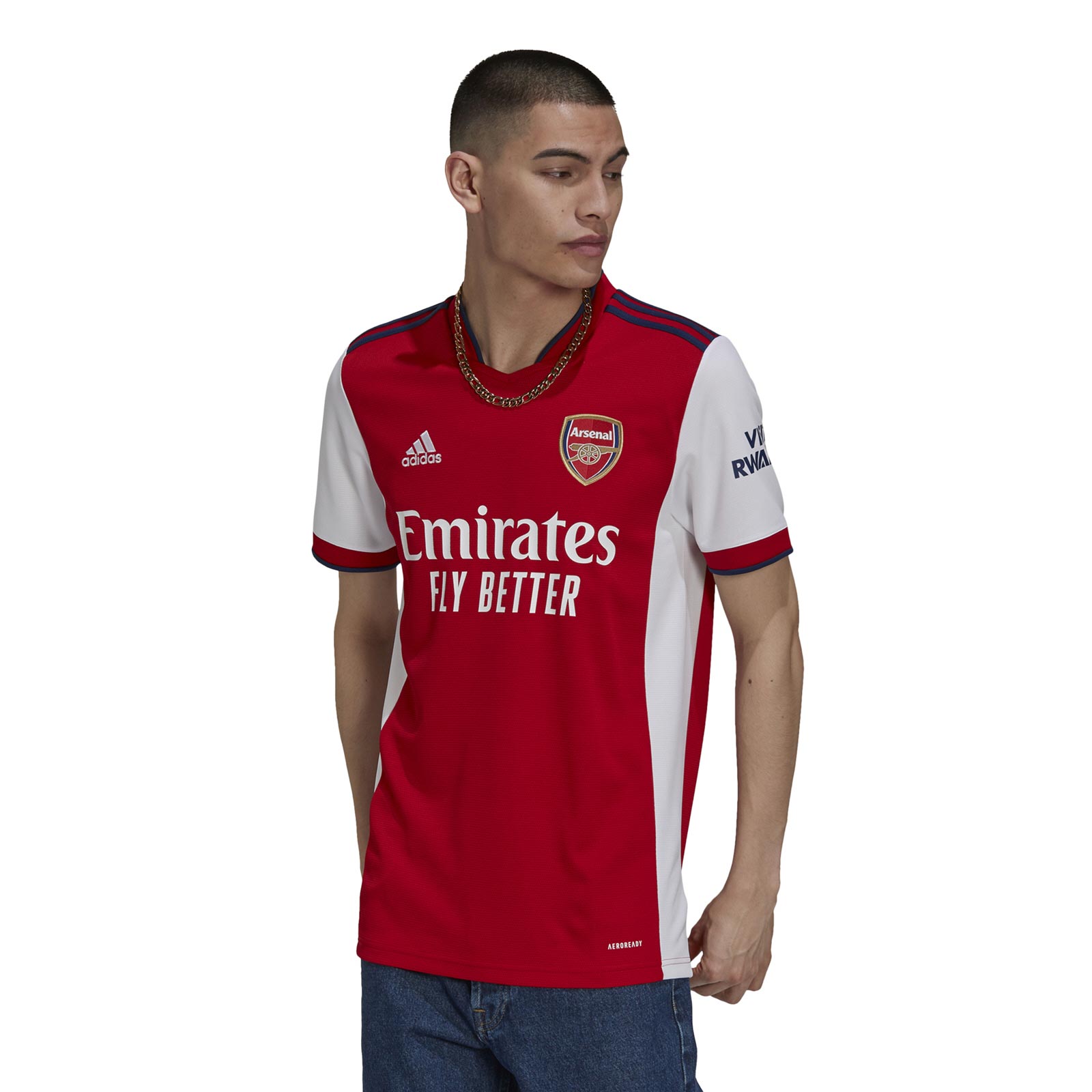 adidas Arsenal 21 Home Jersey White/Red