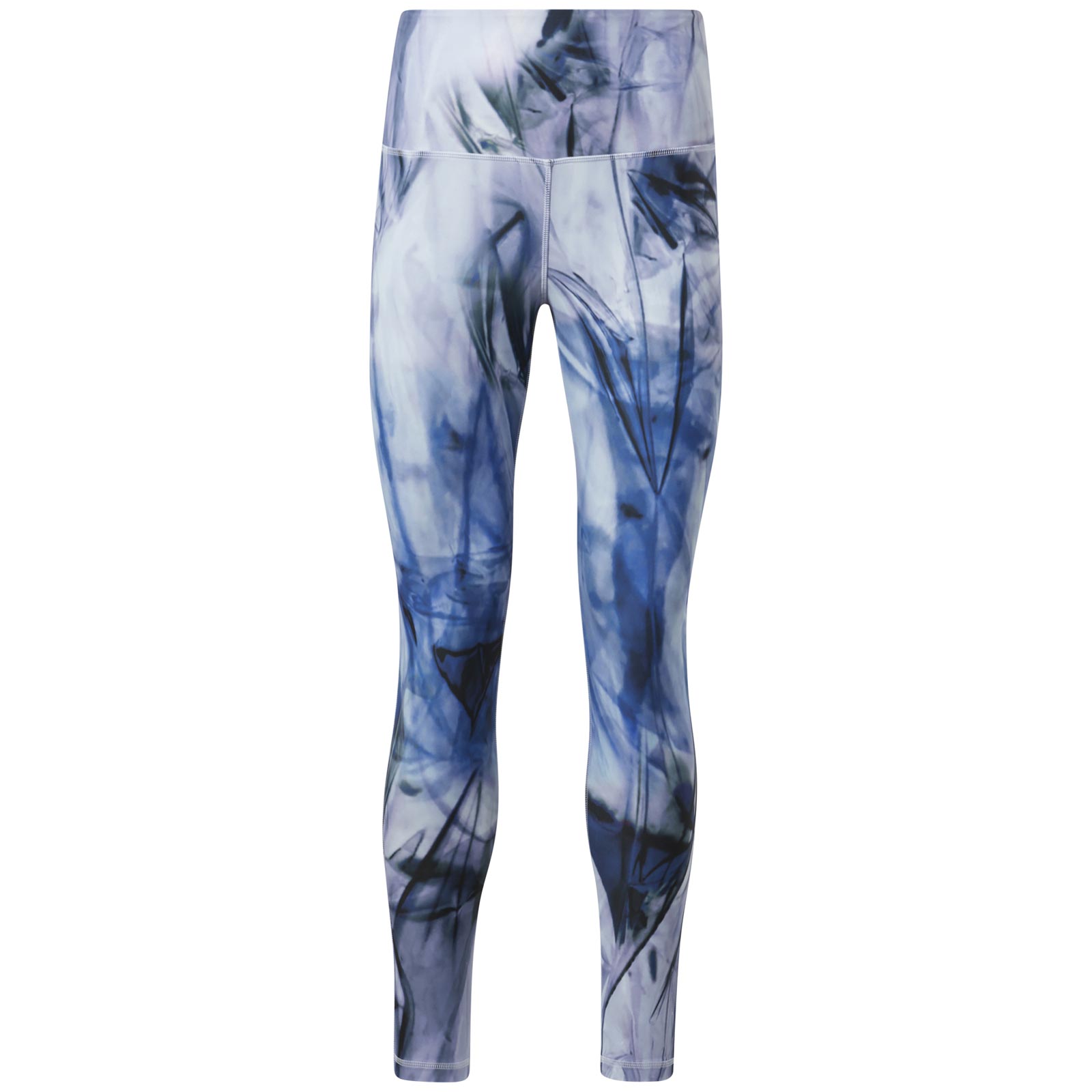 REEBOK LUX BOLD HIGH-WAISTED LIQUID ABYSS PRINT TIGHTS