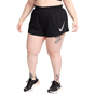 Nike One Swoosh Womens Dri-FIT Running Mid-Rise Brief-Lined Shorts (Plus Size)