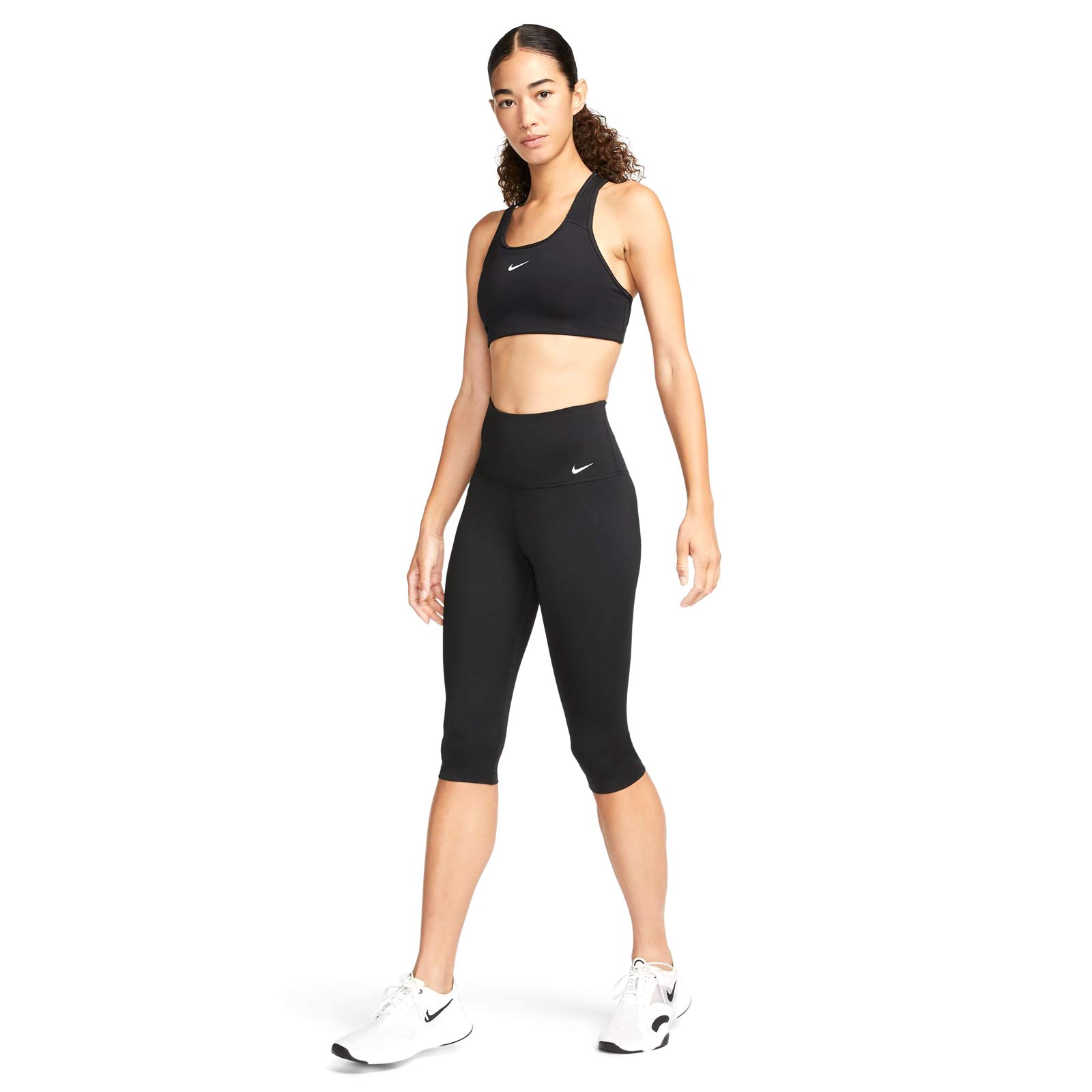 Nike One Womens High-Waisted Capri Tights, Leggings, Clothing, Women, Elverys