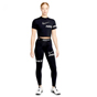 Nike Pro Dri-FIT Womens Short-Sleeve Cropped Graphic Training Top
