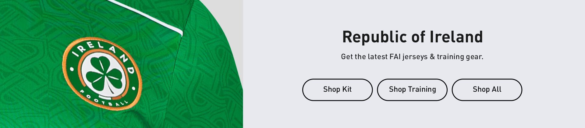 Shop the New FAI Ireland Soccer Kit at Intersport Elverys