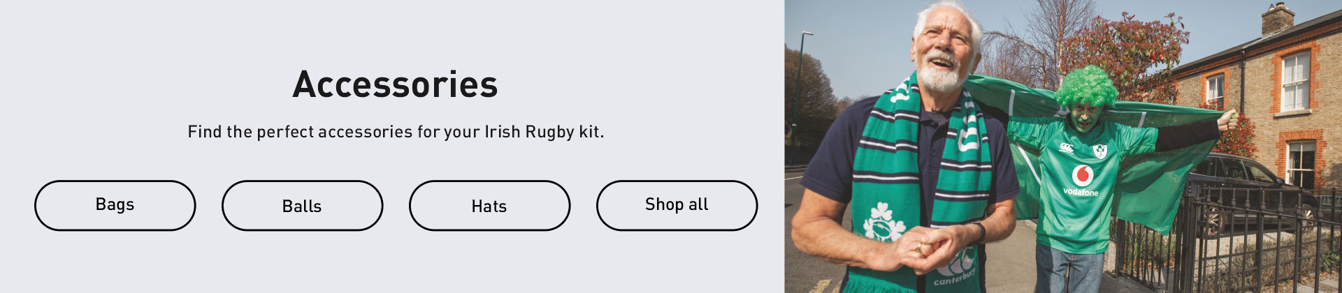 Shop the latest Irish Rugby Accessories