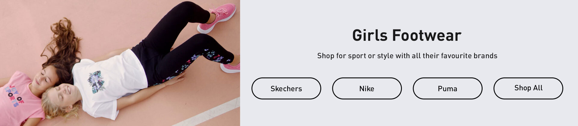 Shop the latest in Girls Footwear