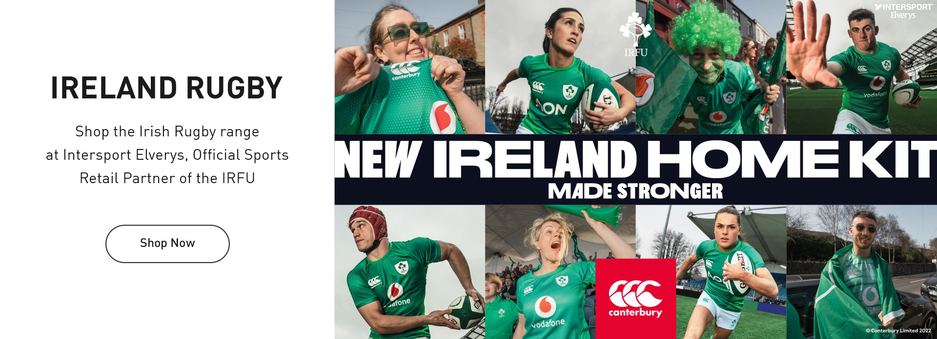 Shop the Brand New Irish Rugby Home Jersey