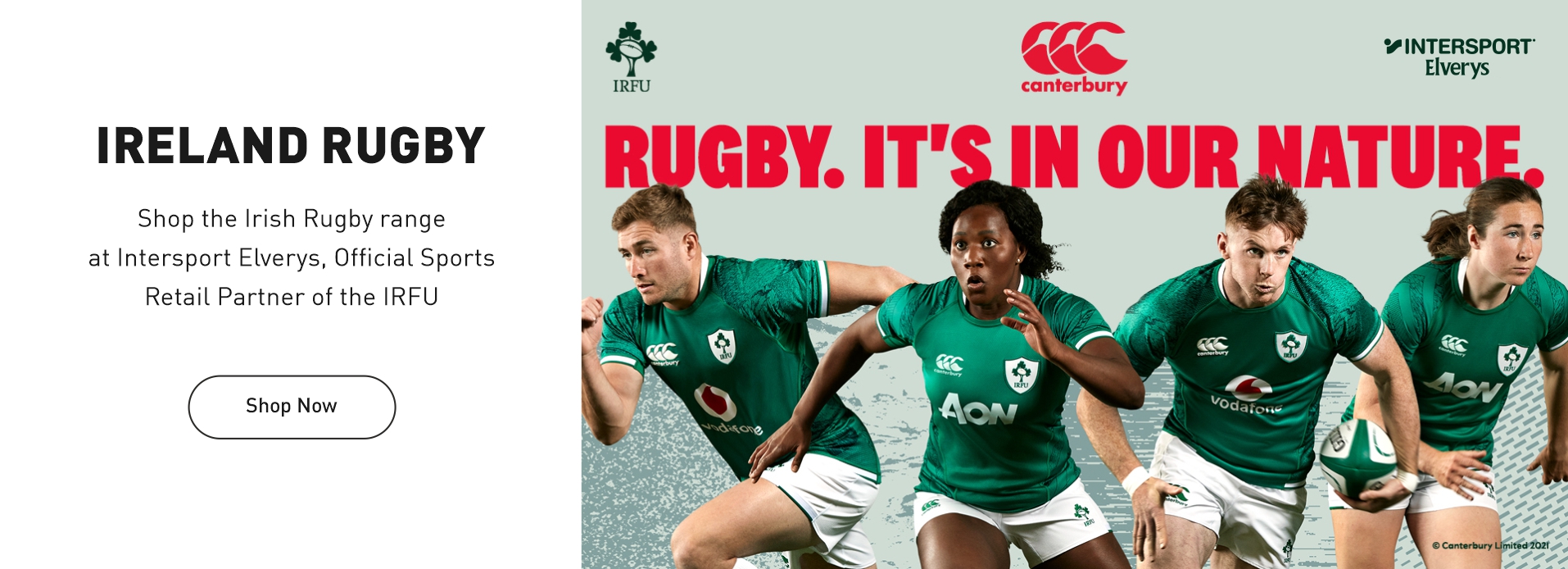 Shop the new Irish Rugby Home and Away Jerseys