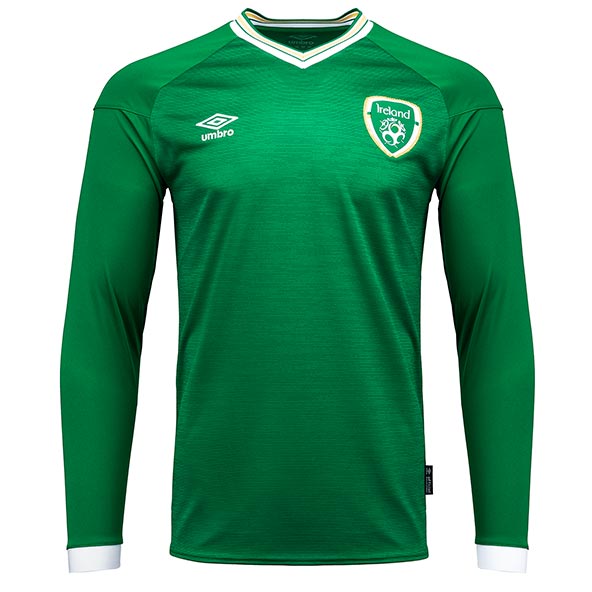 Umbro Ireland FAI 2021 Home Long Sleeve Jersey